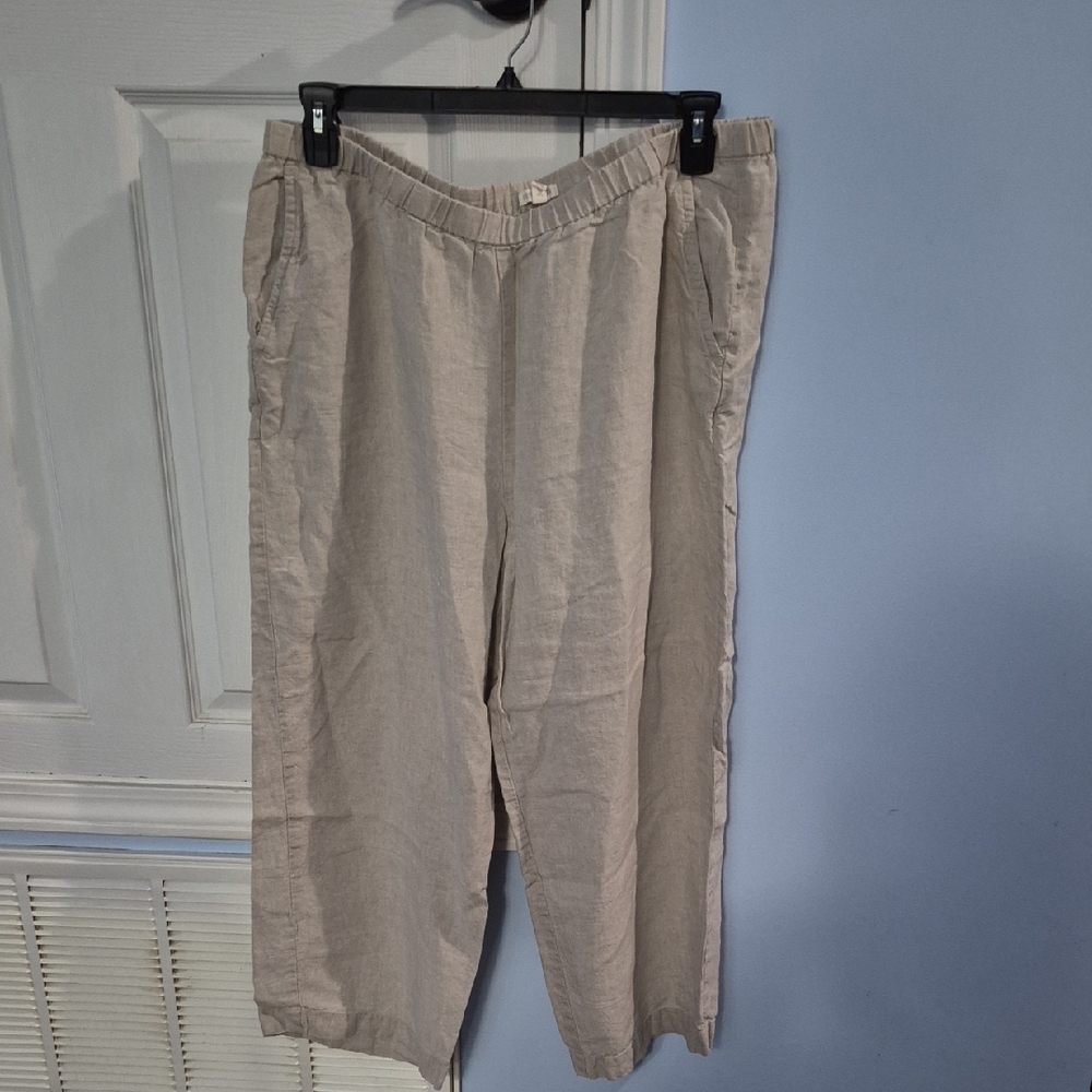 Eileen Fisher Men's Light Khaki Chinos